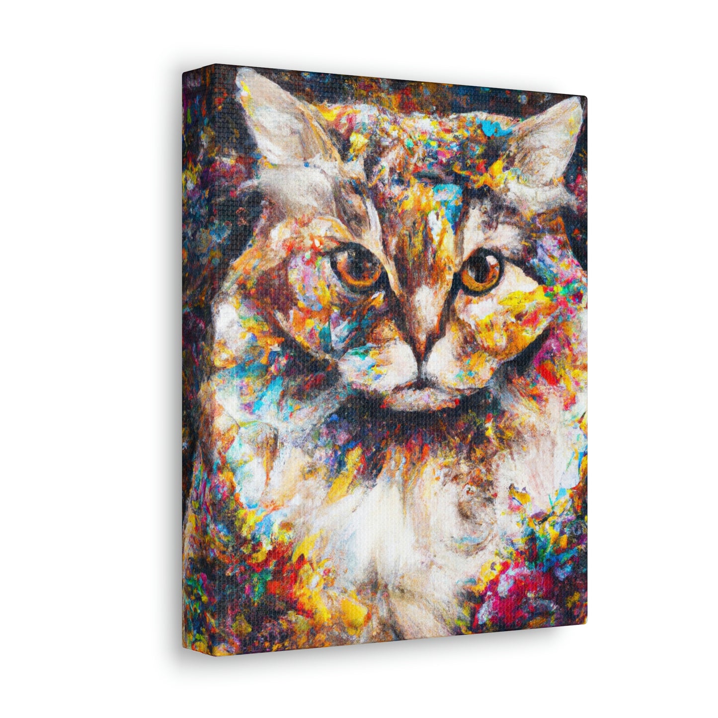 Flower Cat - Canvas
