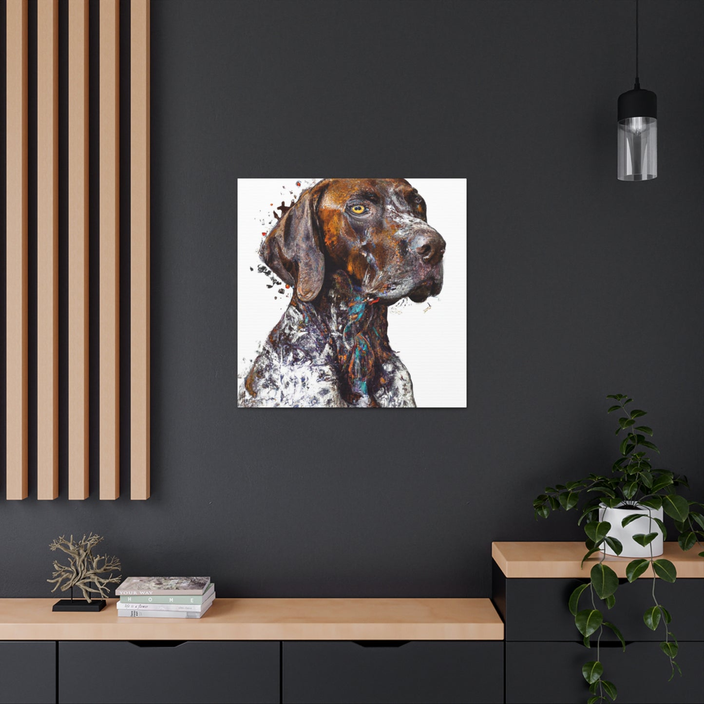 Furry Splendor. - Canvas