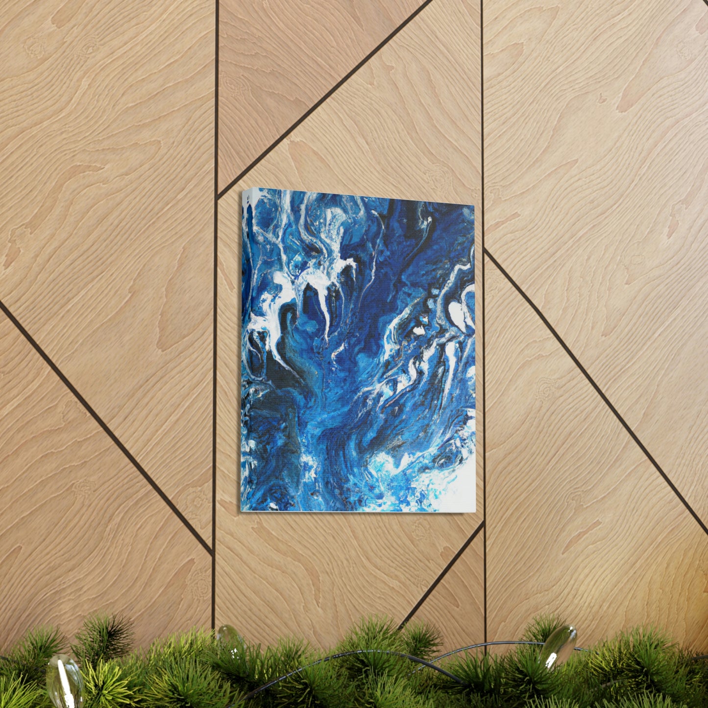 Aqua Tide. - Canvas