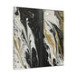Gilded Liquid Chaos. - Canvas