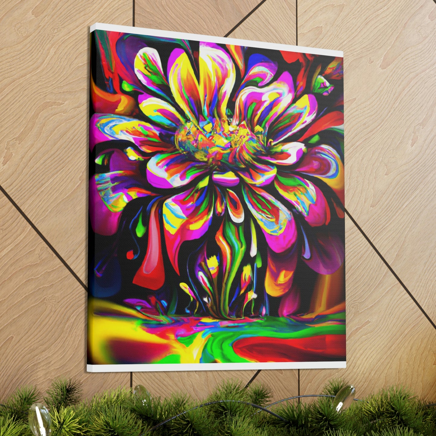 Groovy Bloom. - Canvas