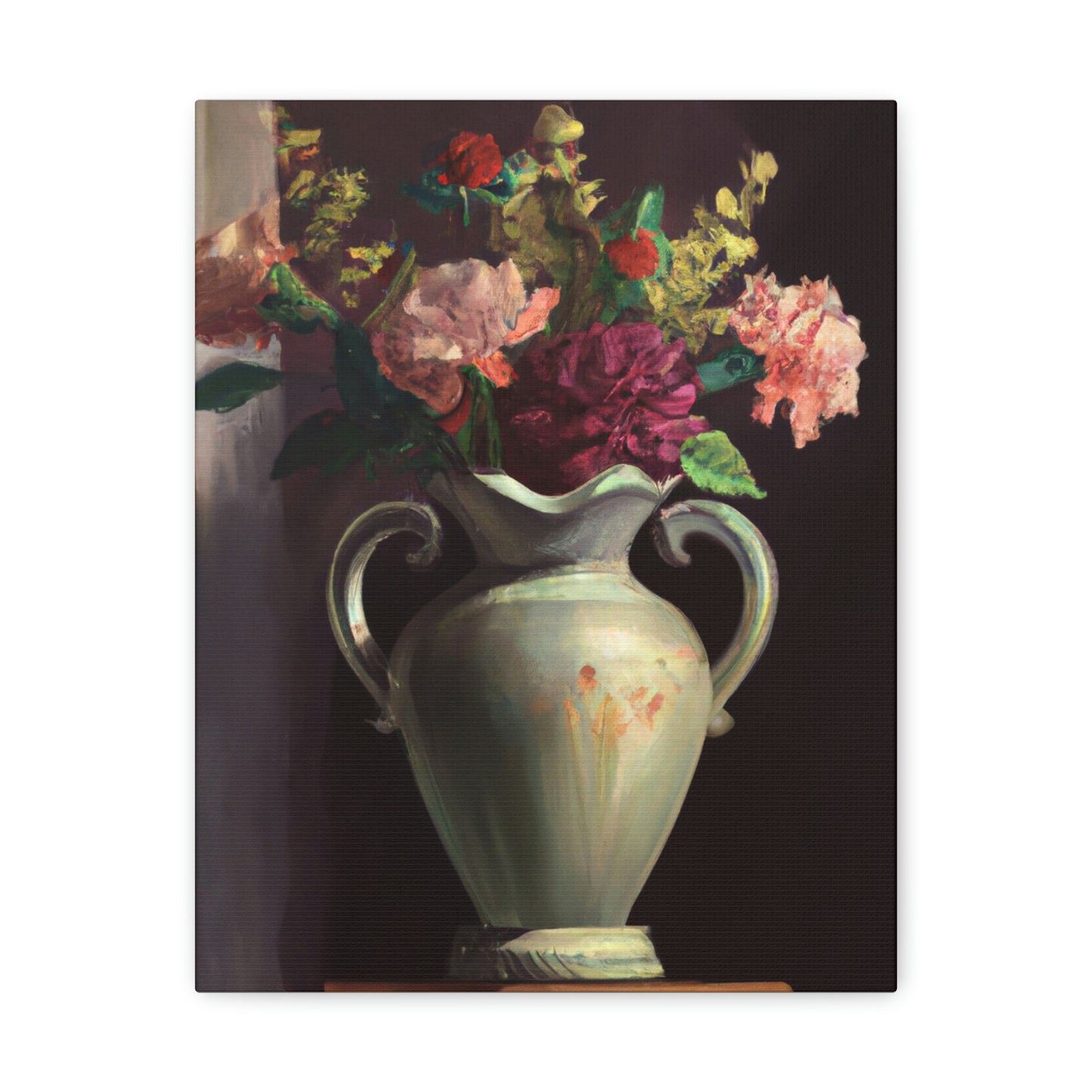 Vase Petal Splendor - Canvas
