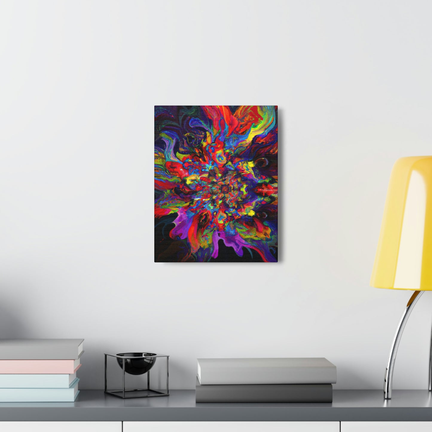 "Trippy Blooms" - Canvas