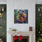 Canine Colorful. - Canvas