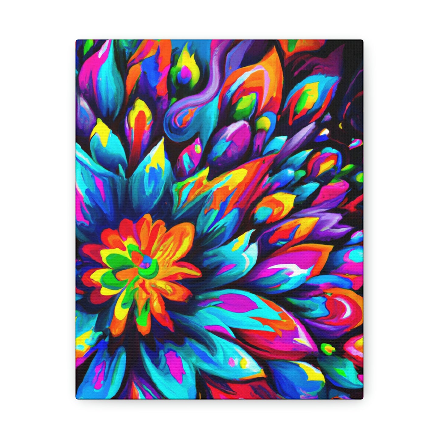 "Psychedelic Bloom" - Canvas