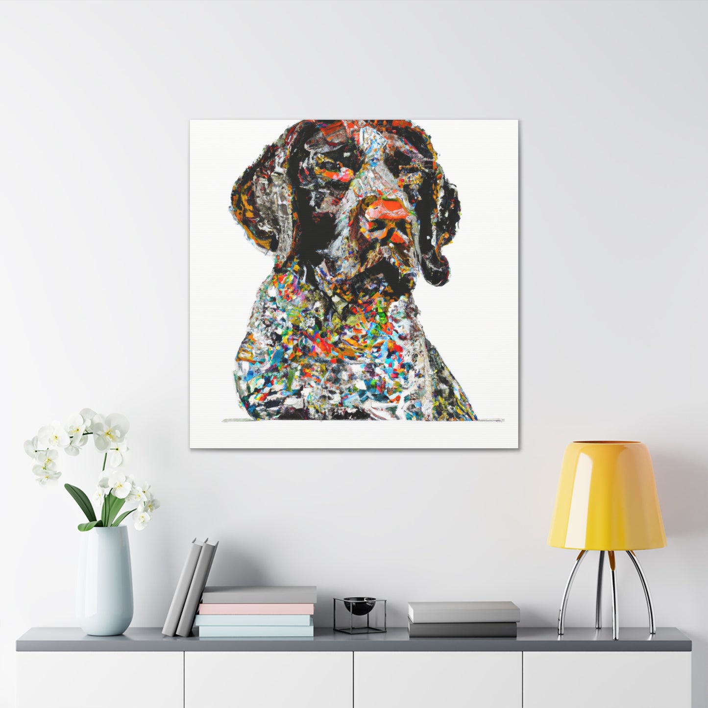 Painted Pointer - Canvas