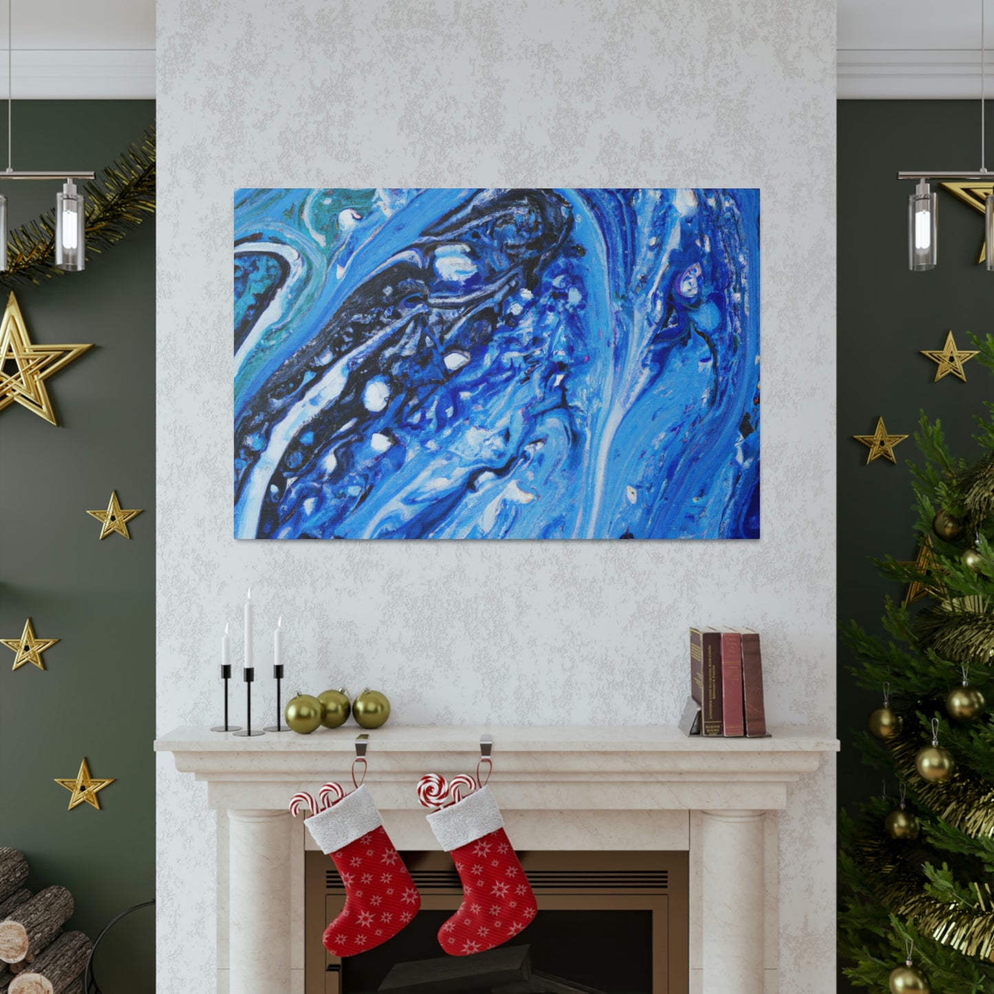 "Aqua Bliss" - Canvas