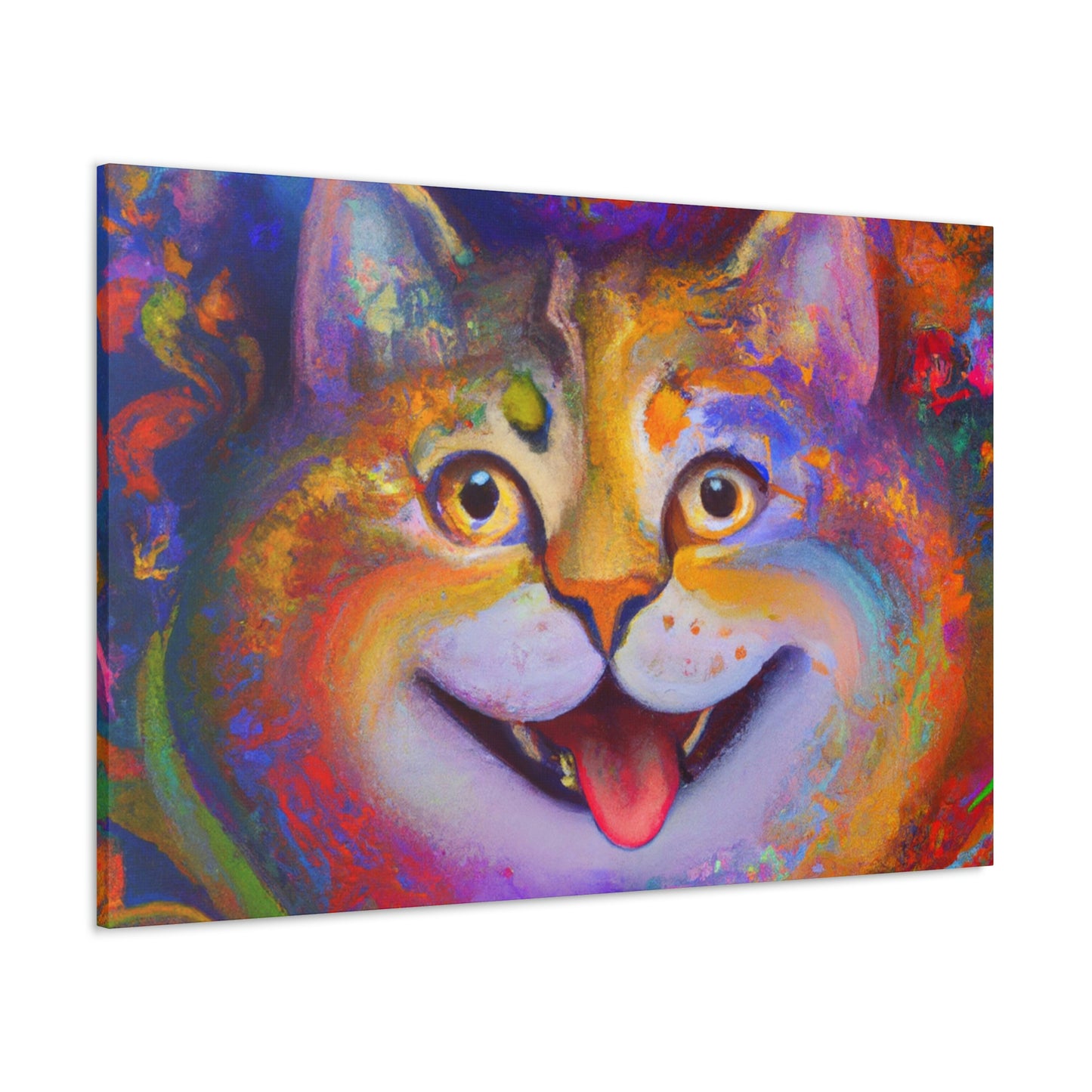 Vivid Feline. - Canvas