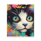 Feline Flourish. - Canvas