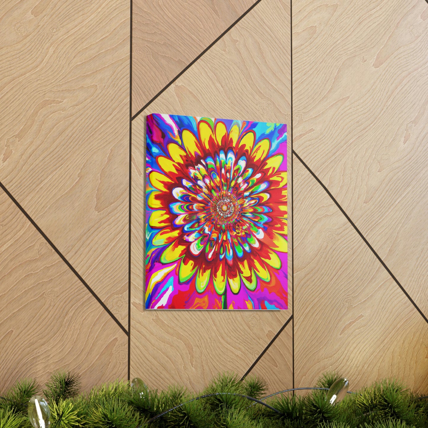 "Vivid Plume" - Canvas