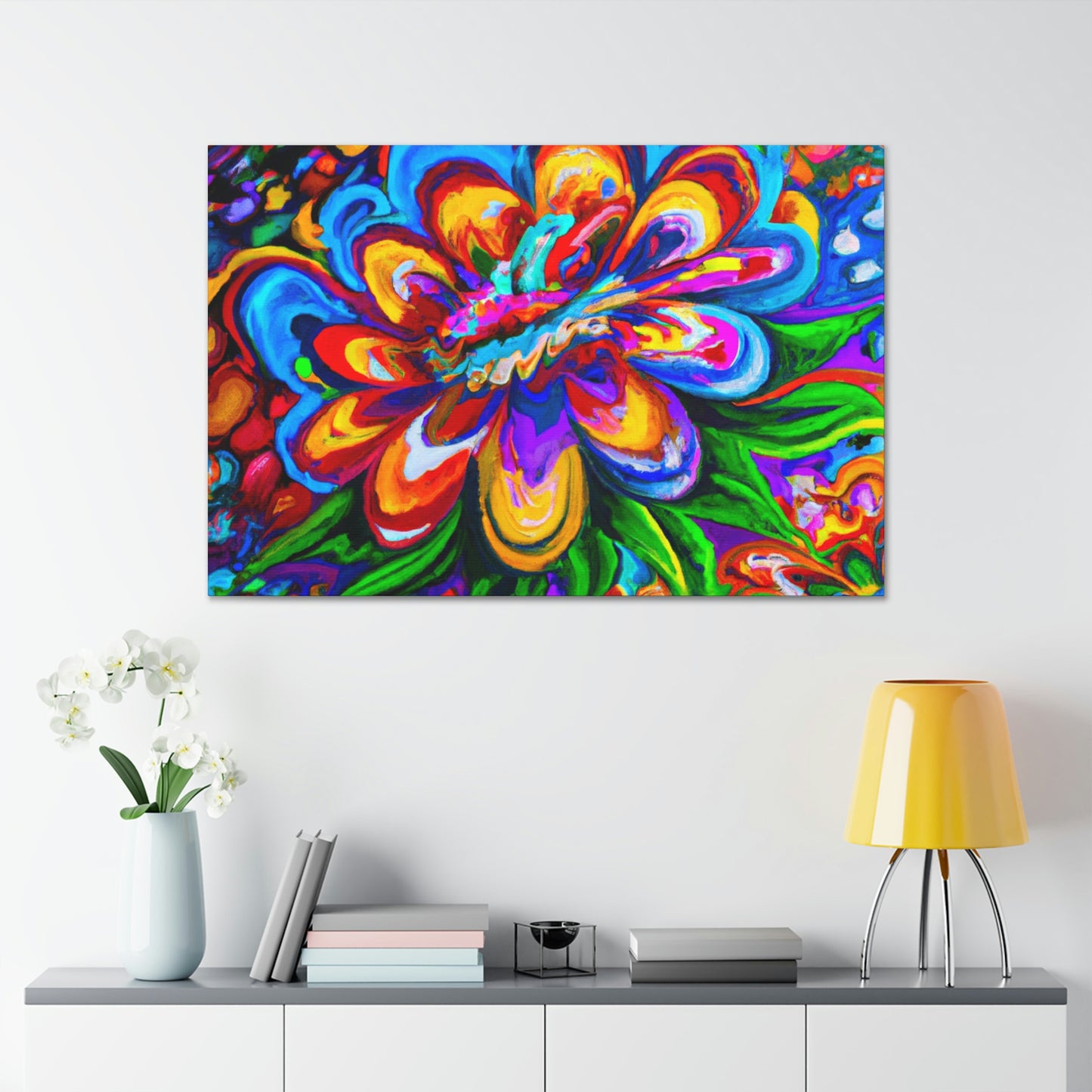 Fantasy Flora. - Canvas