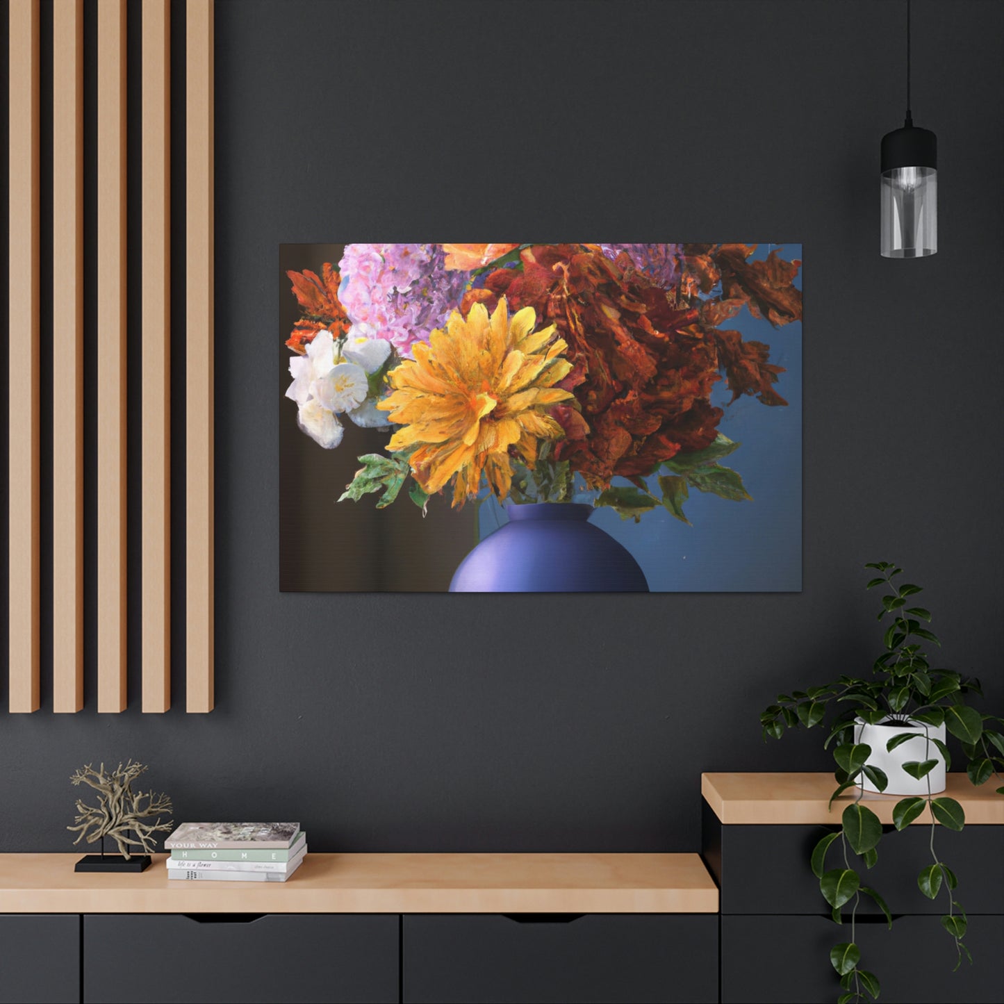 Floral Bloom Brilliance - Canvas