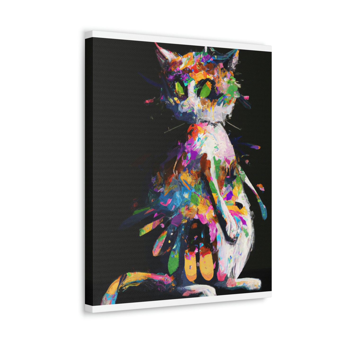 Flower Cat - Canvas