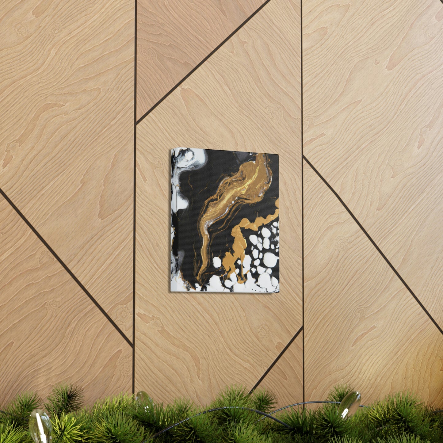 Glittering Ebony Cosmos - Canvas