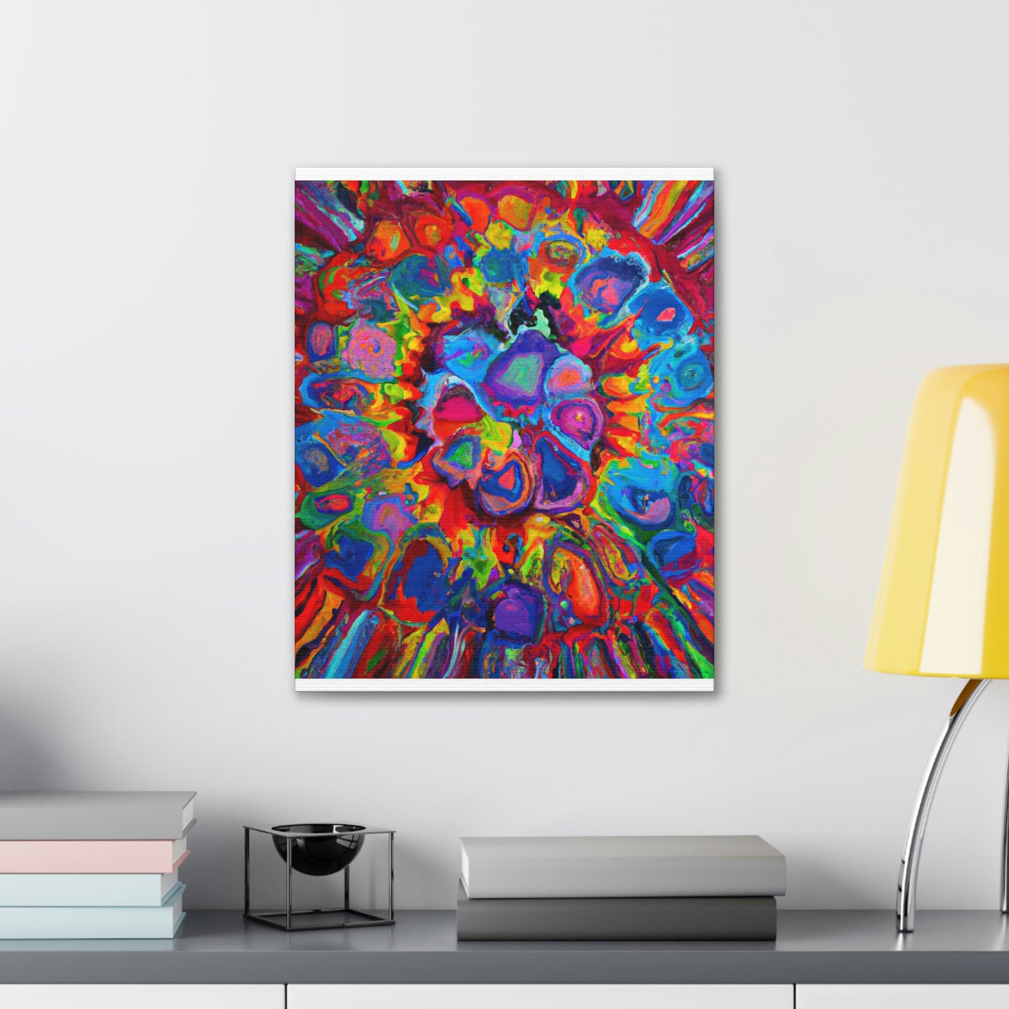 Trippy Floral. - Canvas