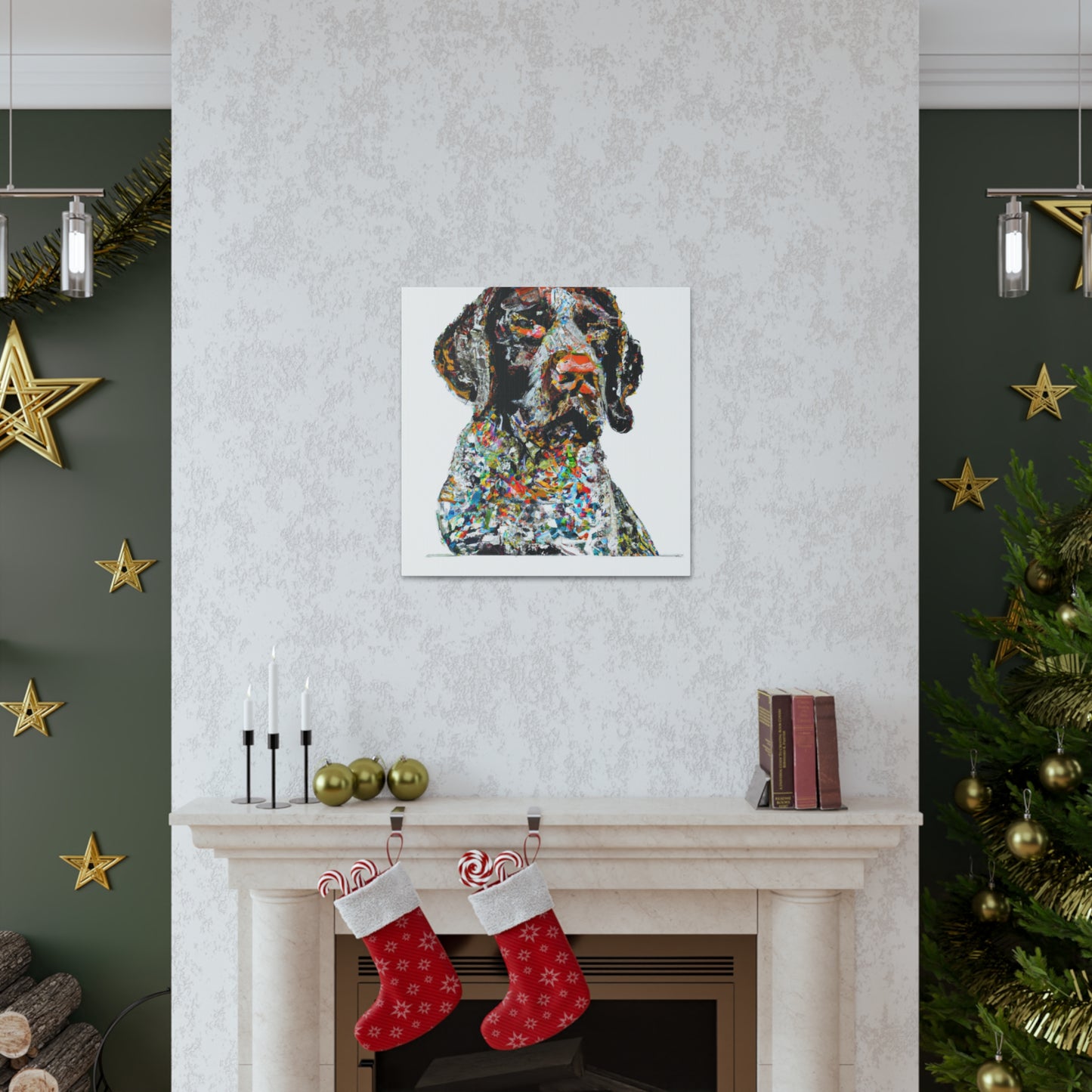 Painted Pointer - Canvas