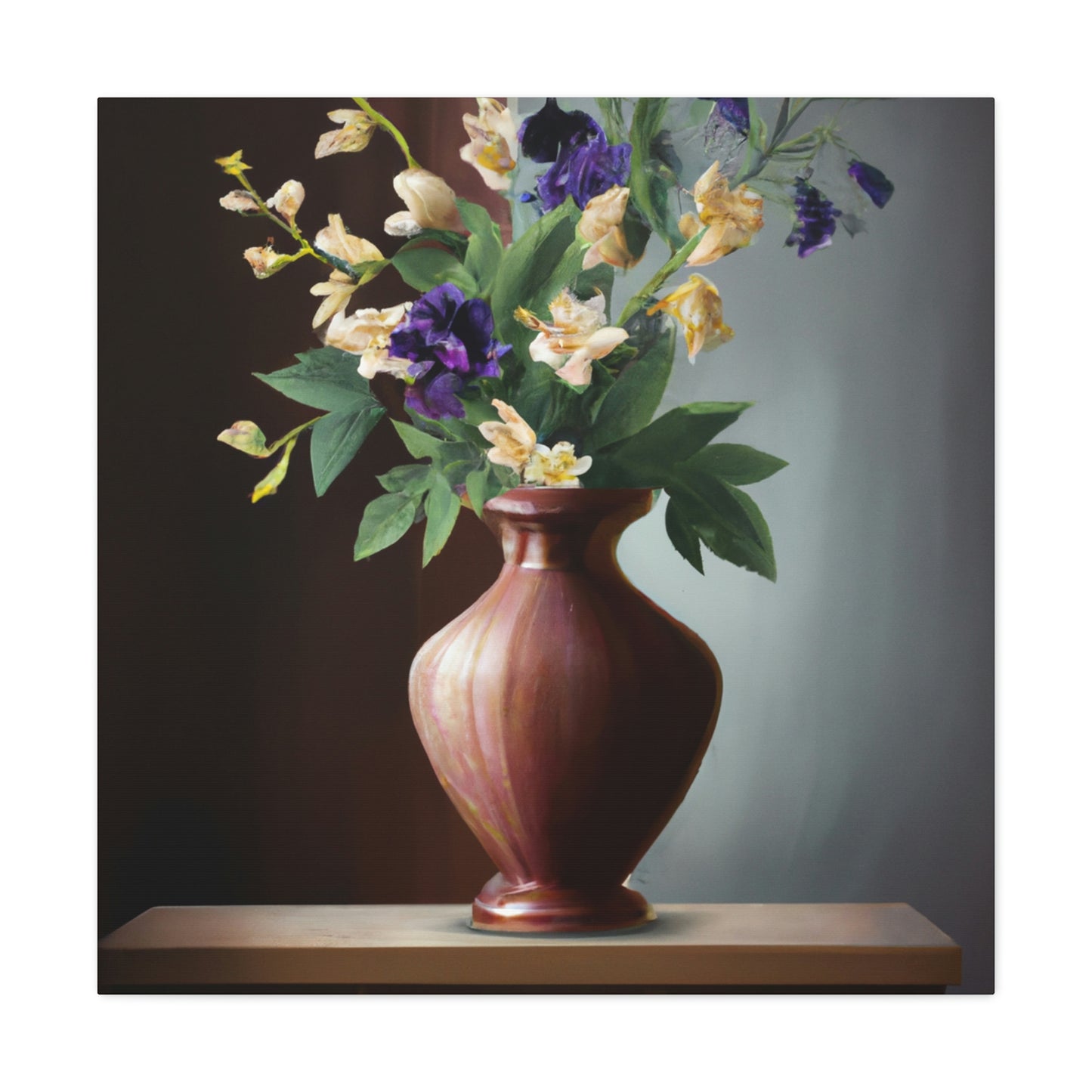 "Intricate Floral Weave." - Canvas