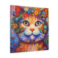 Feline Floral - Canvas