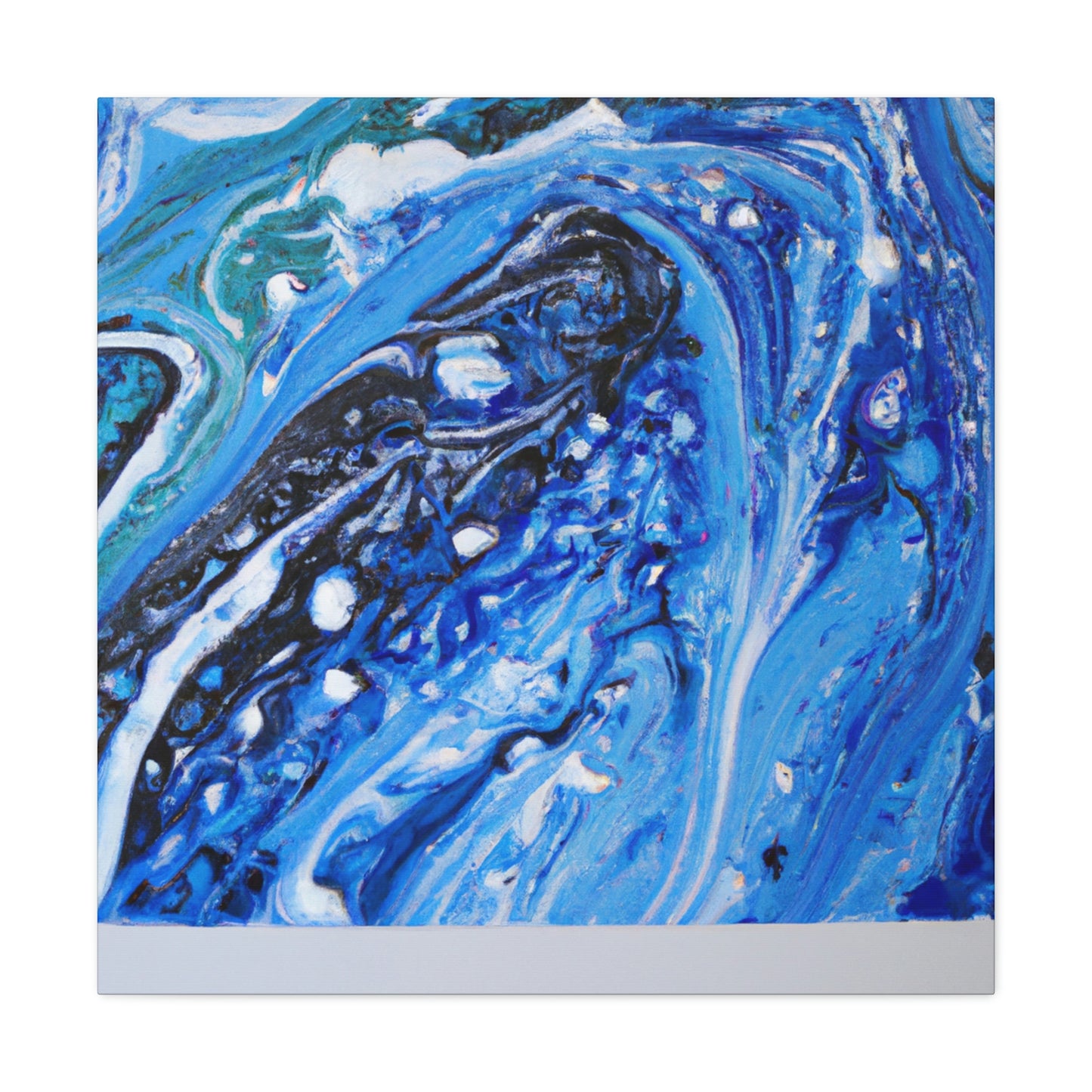 "Aqua Bliss" - Canvas