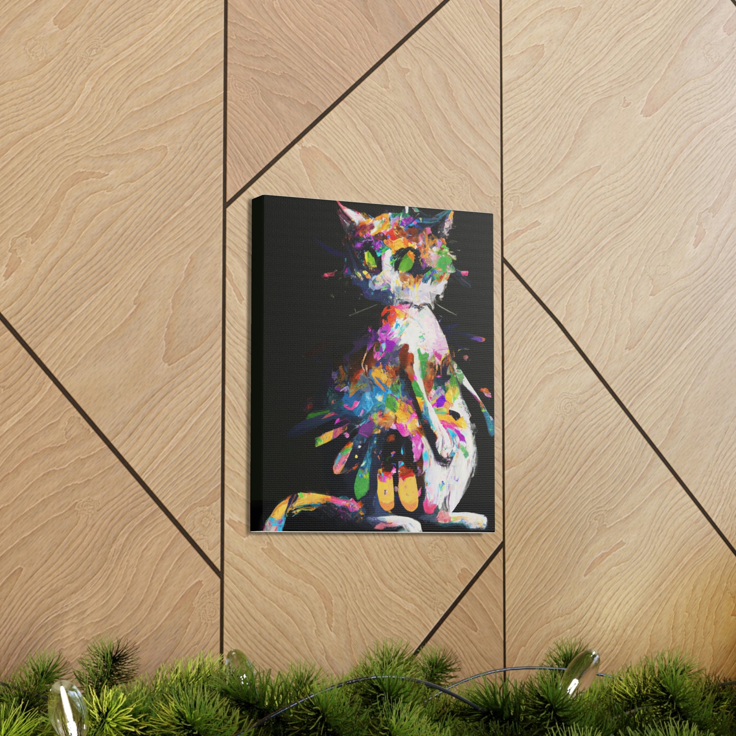 Flower Cat - Canvas