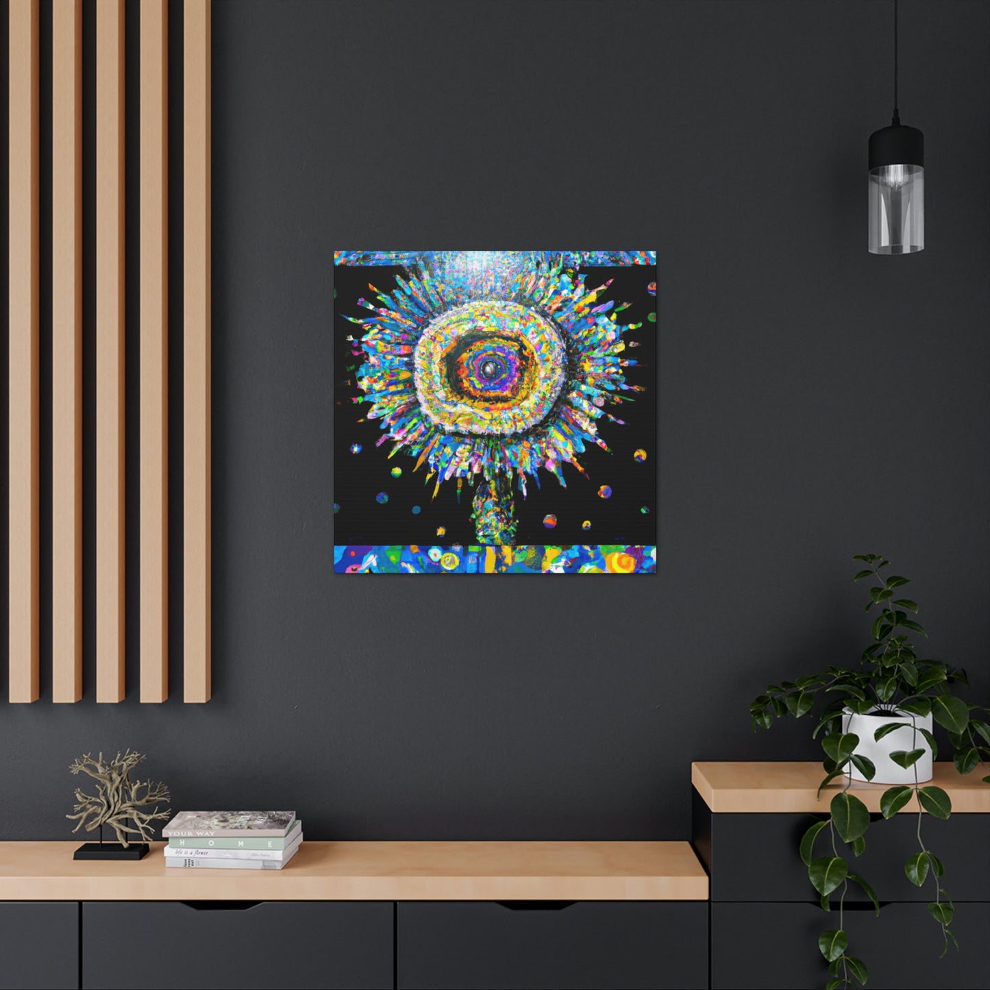 Tri-Bloom Blast - Canvas