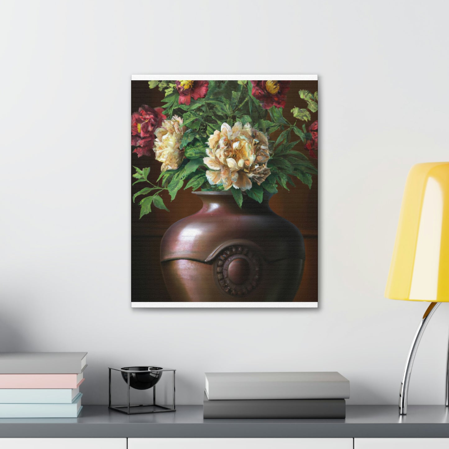 Vase Palette Flourish - Canvas