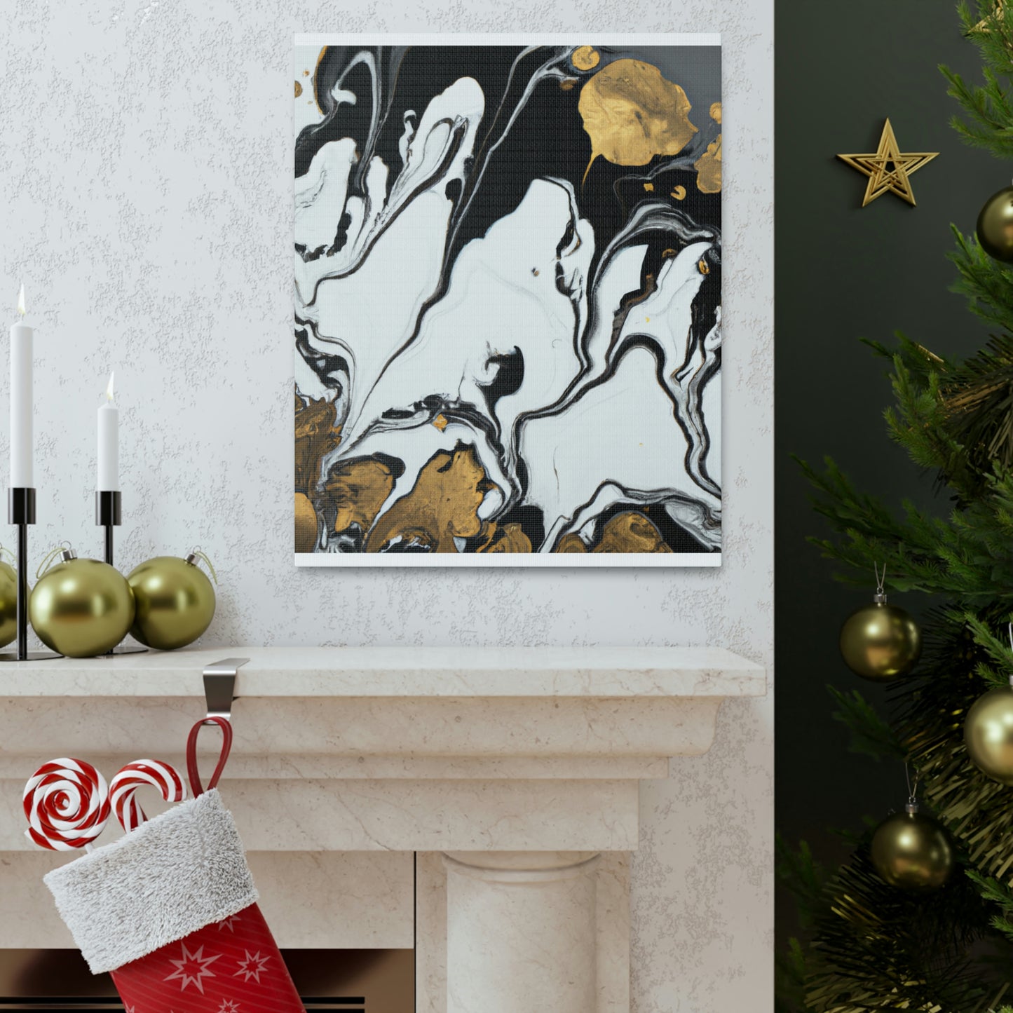 Gilded Liquid Luxe - Canvas