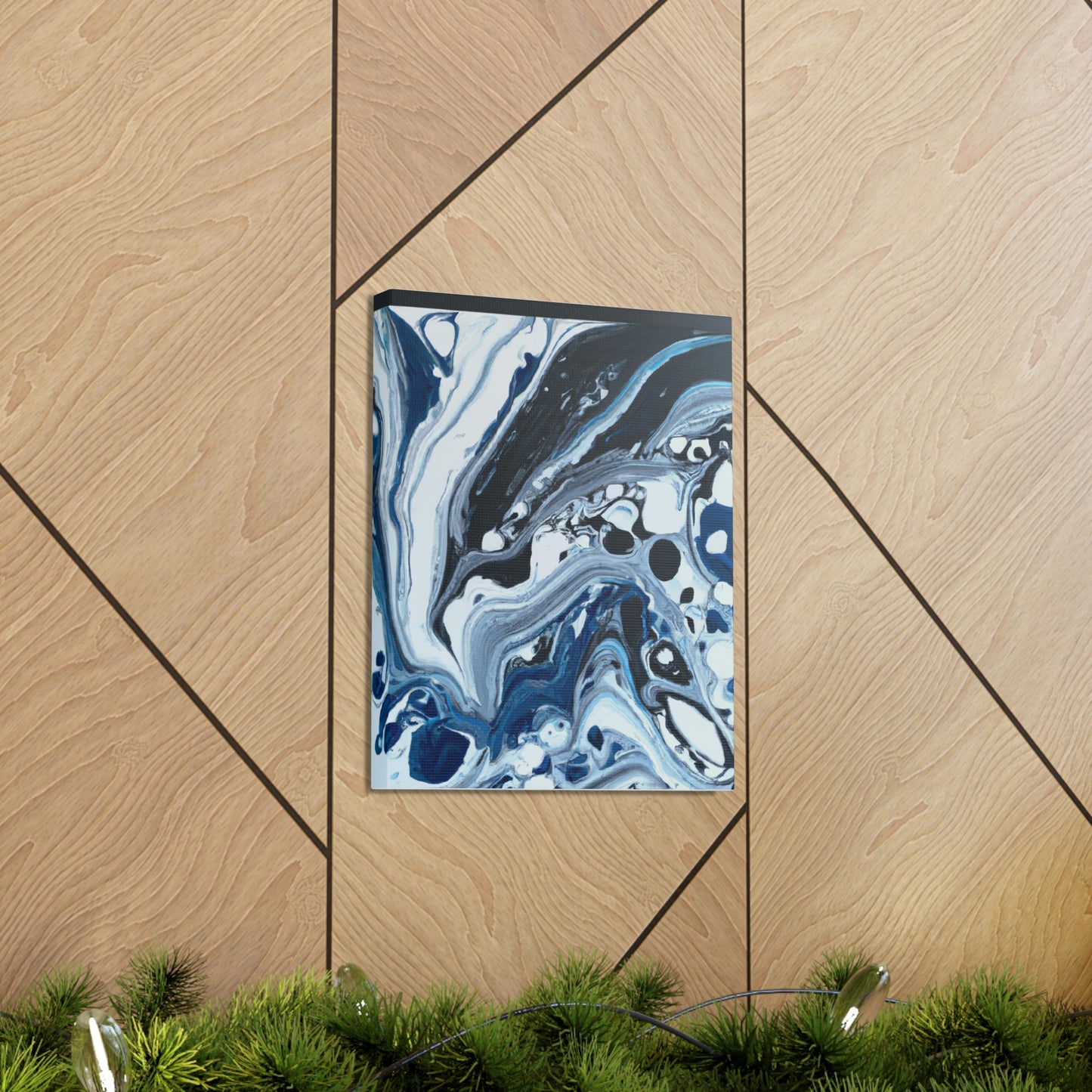 Blue Reflection. - Canvas