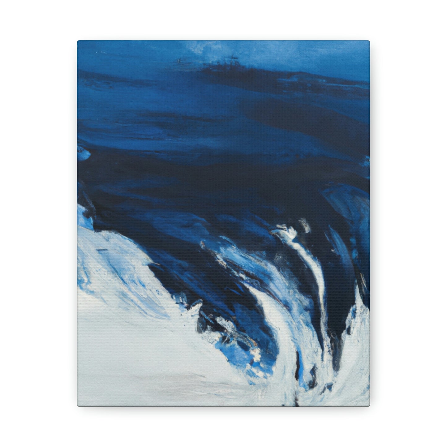 Blue Intricate Flux. - Canvas