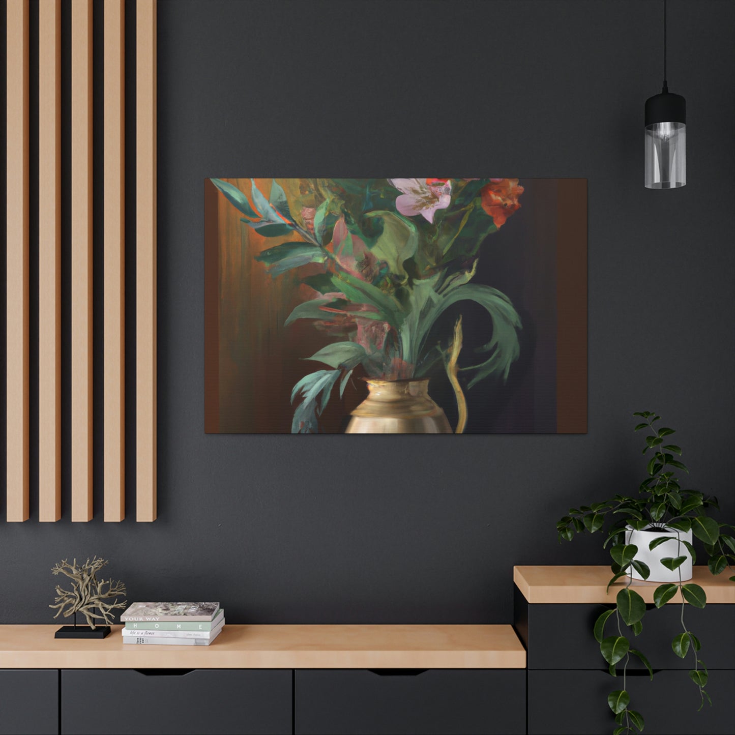 Floral Splendor Dream - Canvas