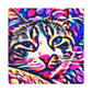 1. Multi-Colored Cat Flux
2. Flowered Digital Mix
3. Flowered Room Cat - Canvas