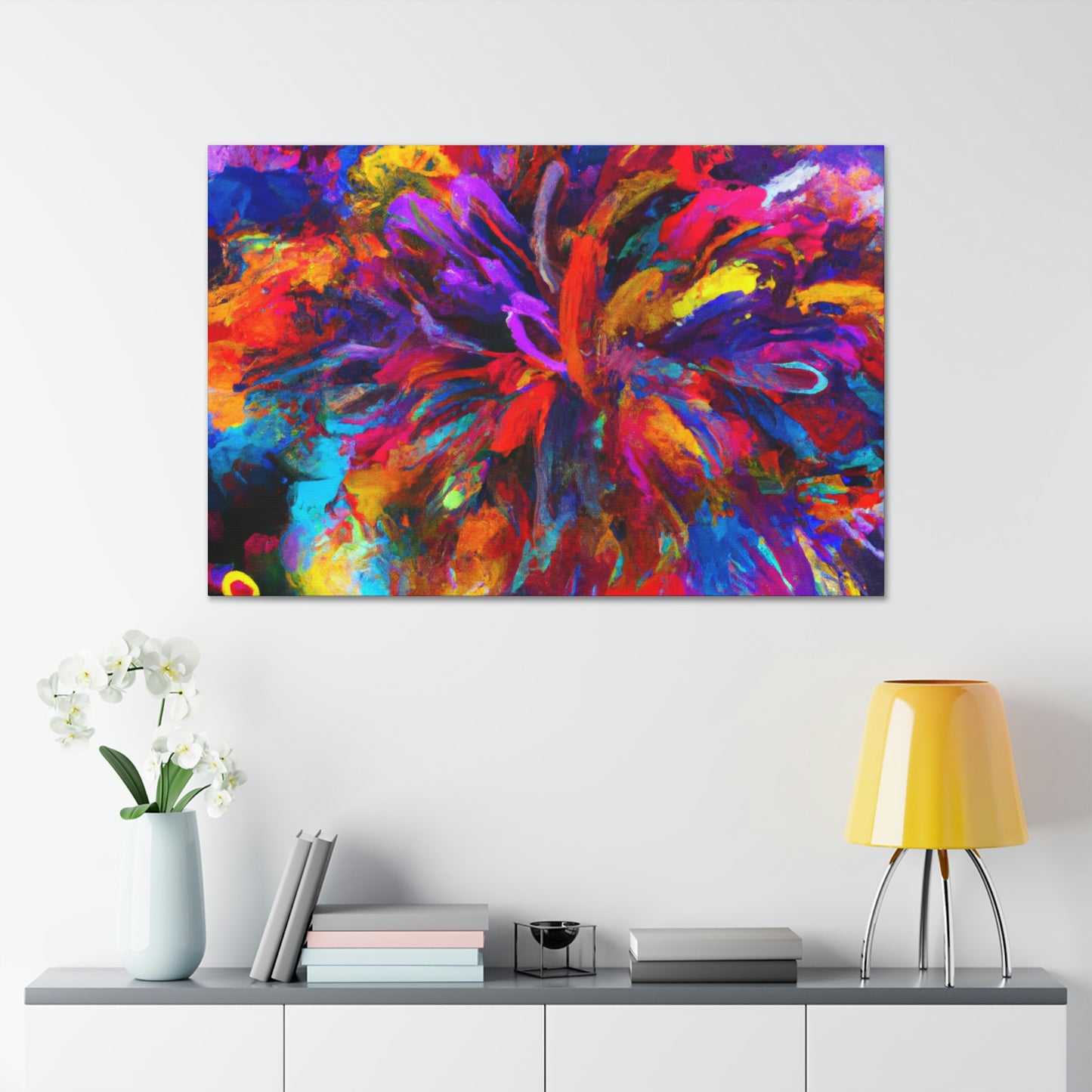 Vibrant Bloom - Canvas