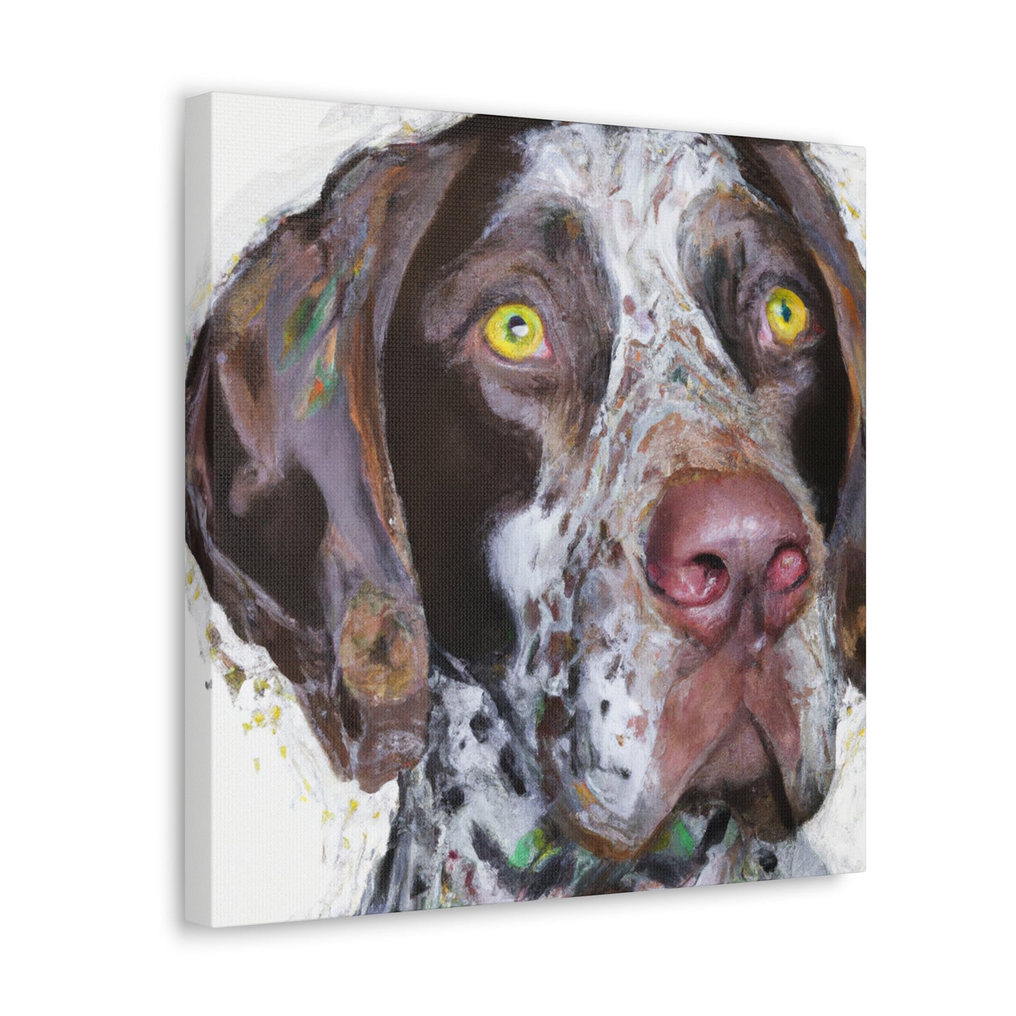 "Pointer Splendor" - Canvas