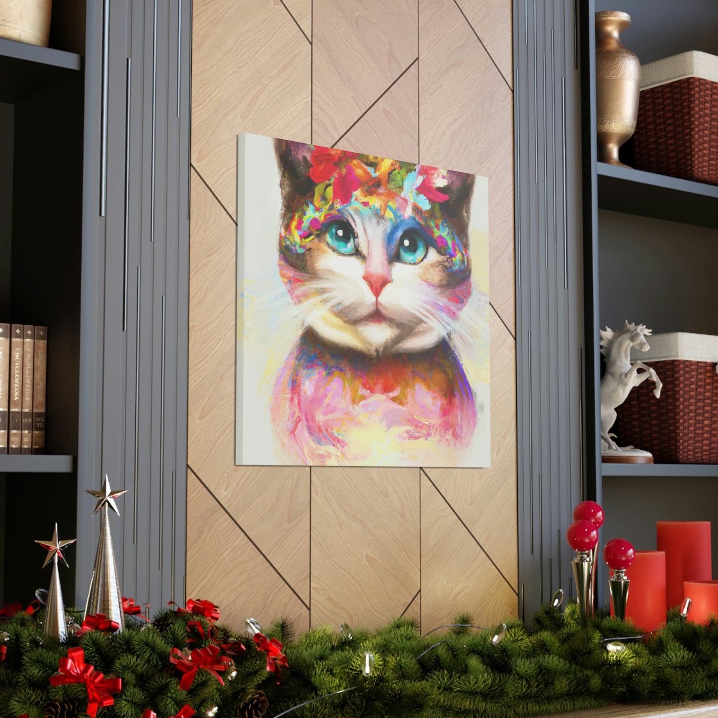 Bloom Cat - Canvas