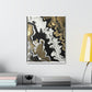 Gold Fluid Cascade. - Canvas