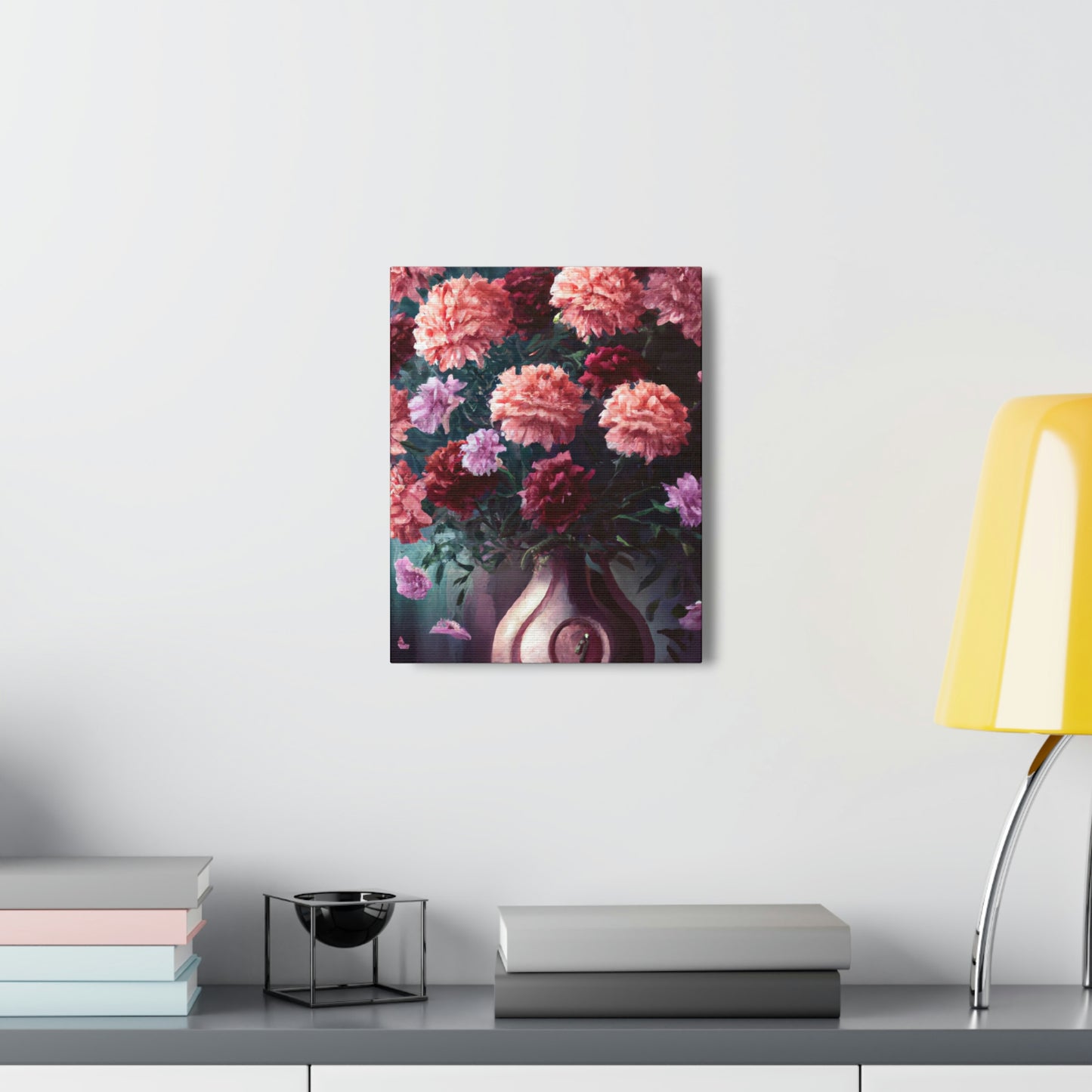 "Flower Vase Bliss." - Canvas