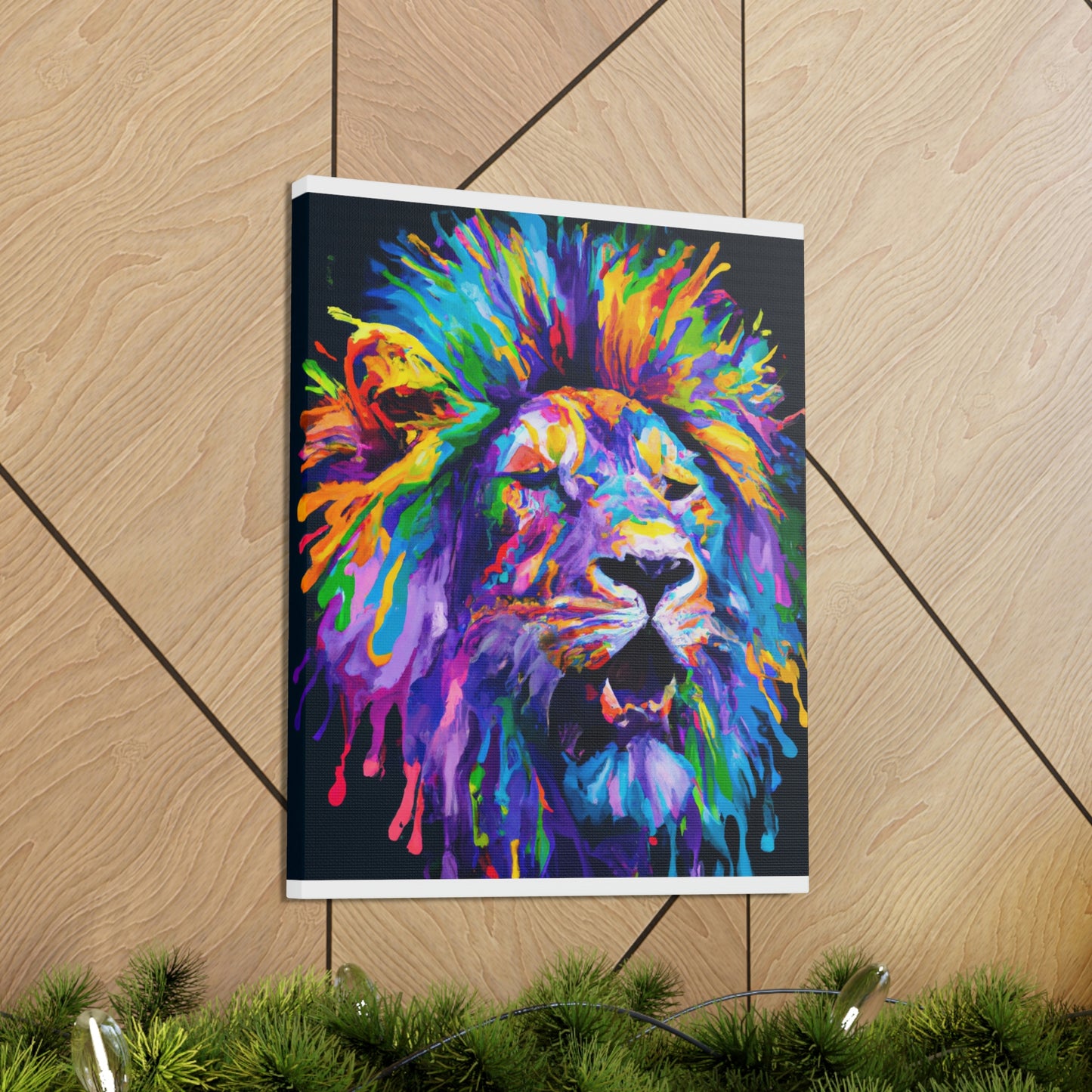 Lion Prismatic - Canvas