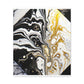 Golden Sparkle Flow. - Canvas