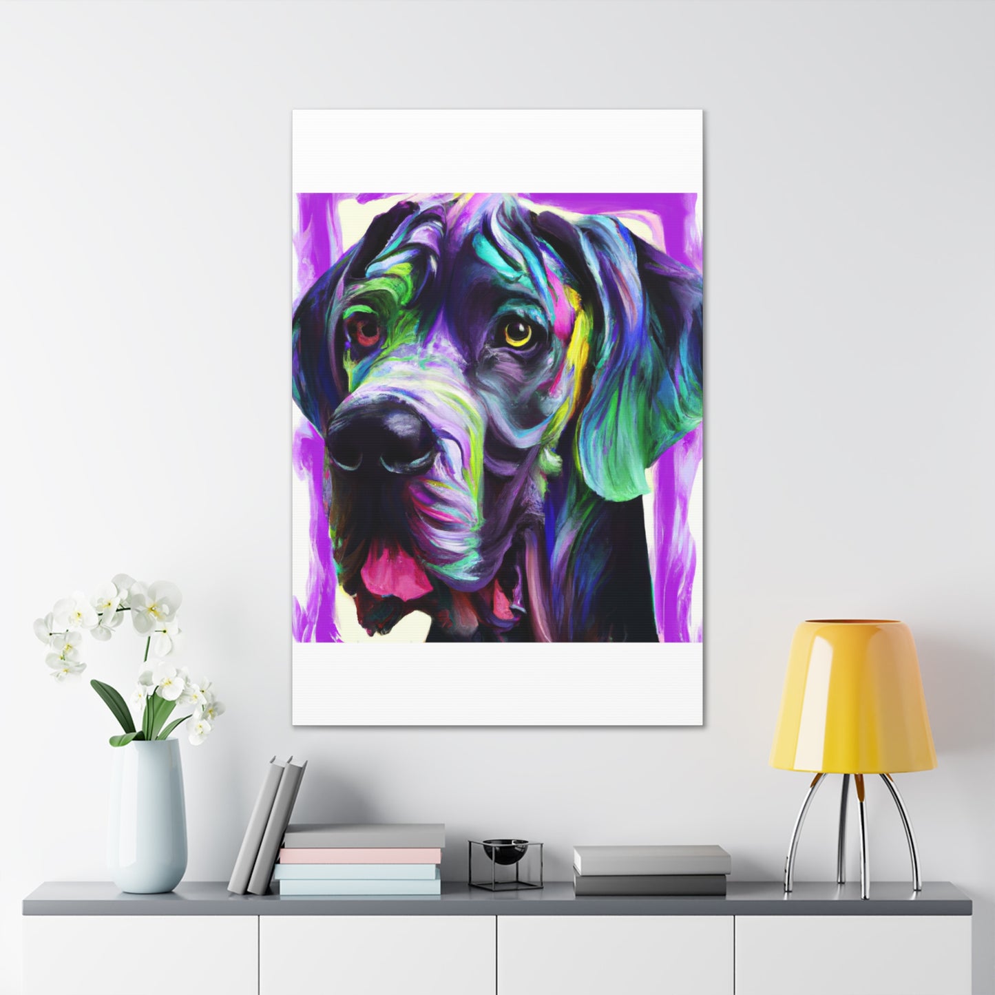 Vibrant Dane Dreams - Canvas