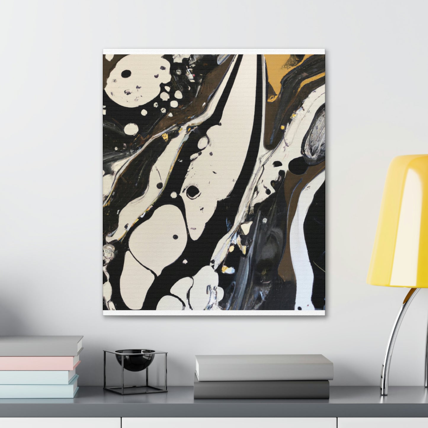 Opulent Drip Mirage. - Canvas