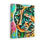 Bright Cat Blooms - Canvas
