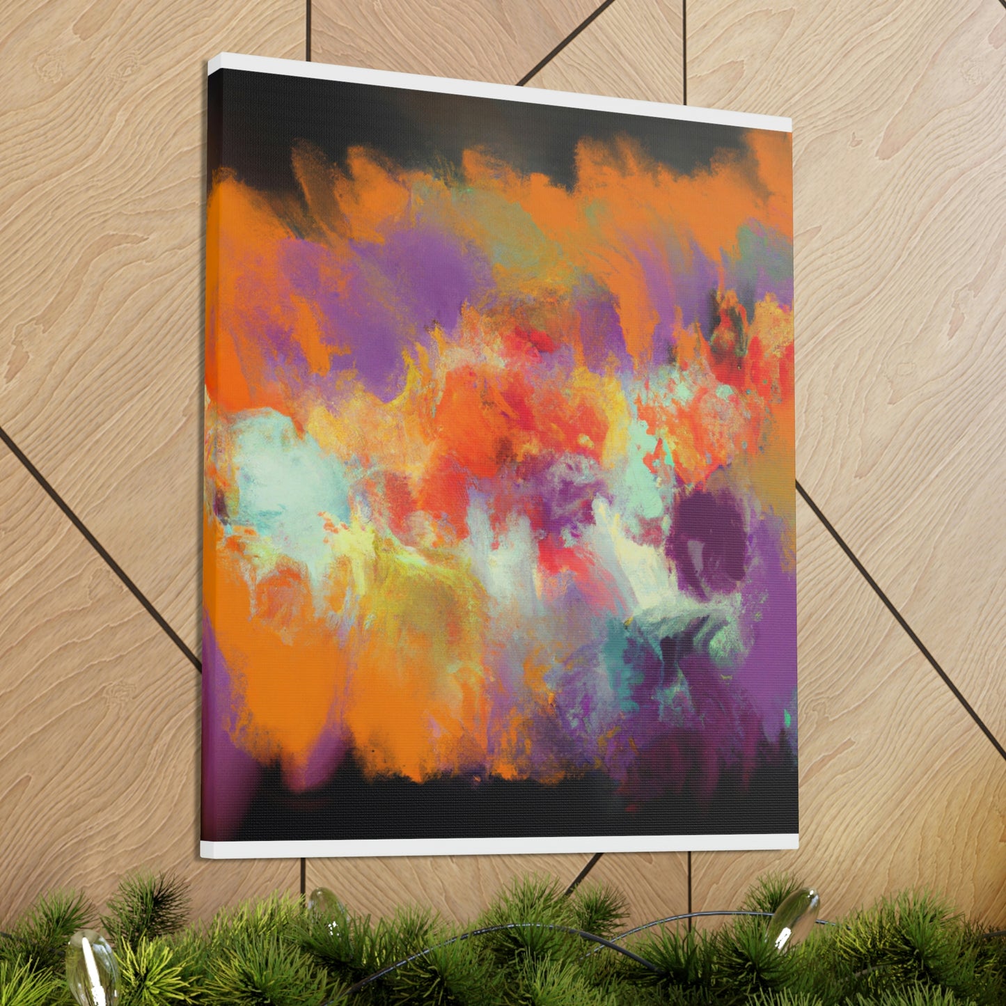 Coral Sparkle. - Canvas
