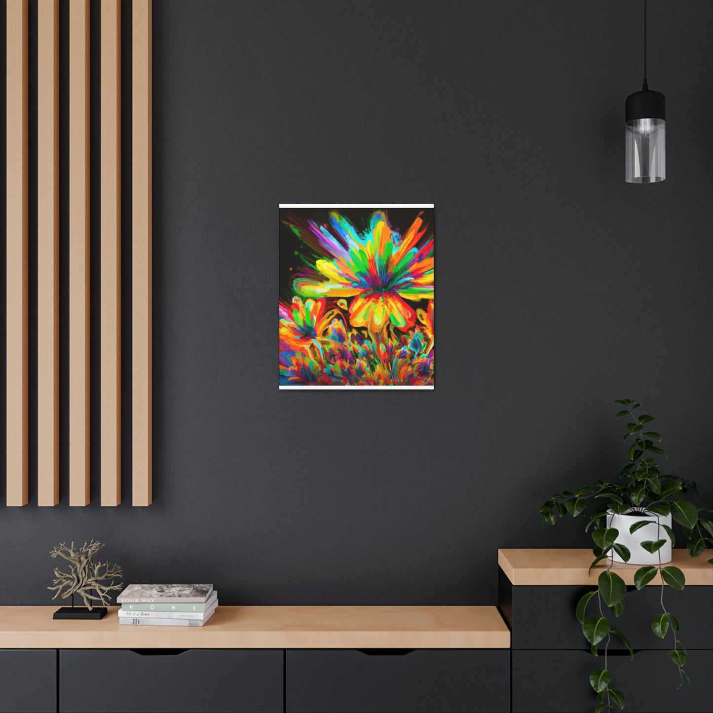 Vivid Bloom. - Canvas