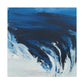 Blue Intricate Flux. - Canvas