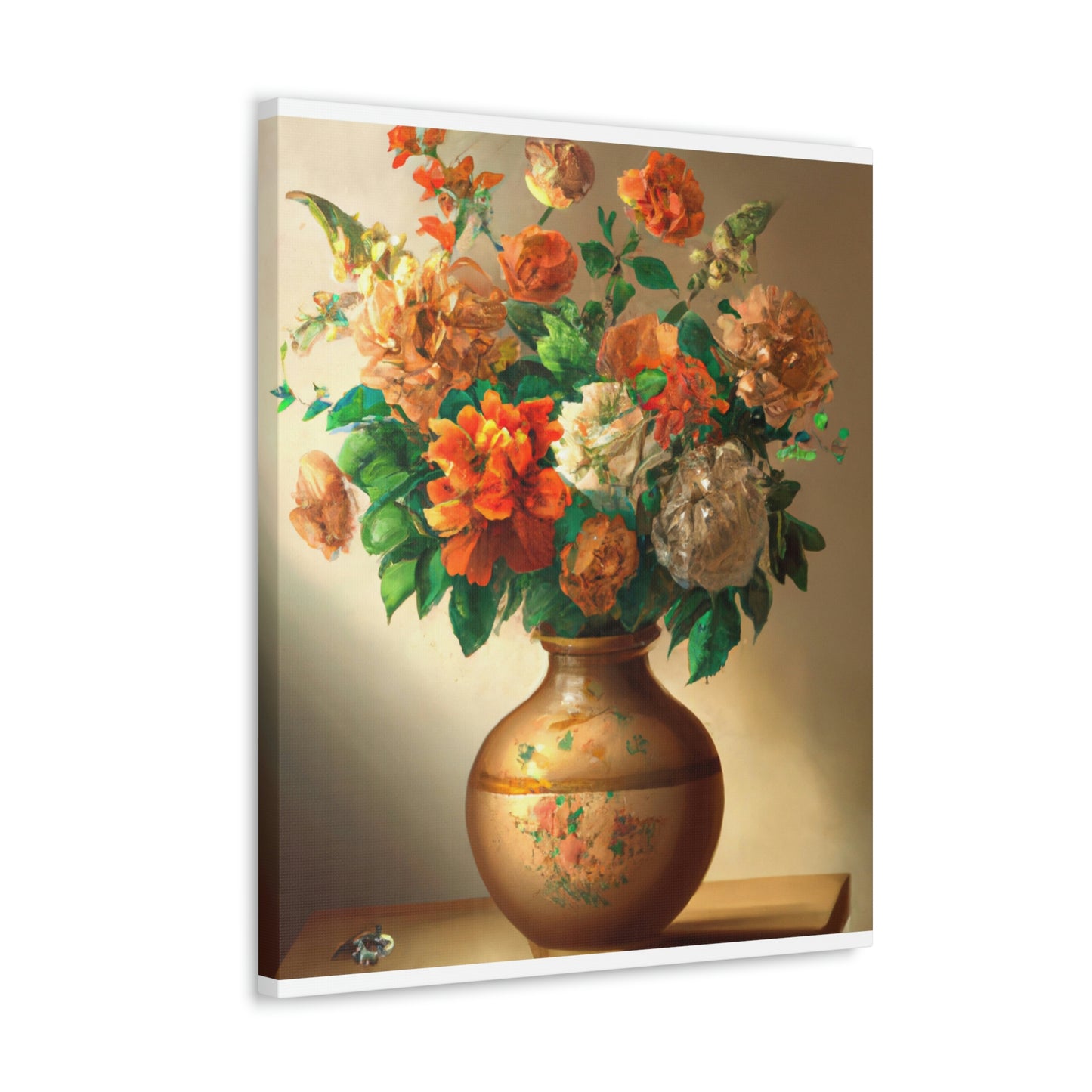 Floral Finesse Honed. - Canvas
