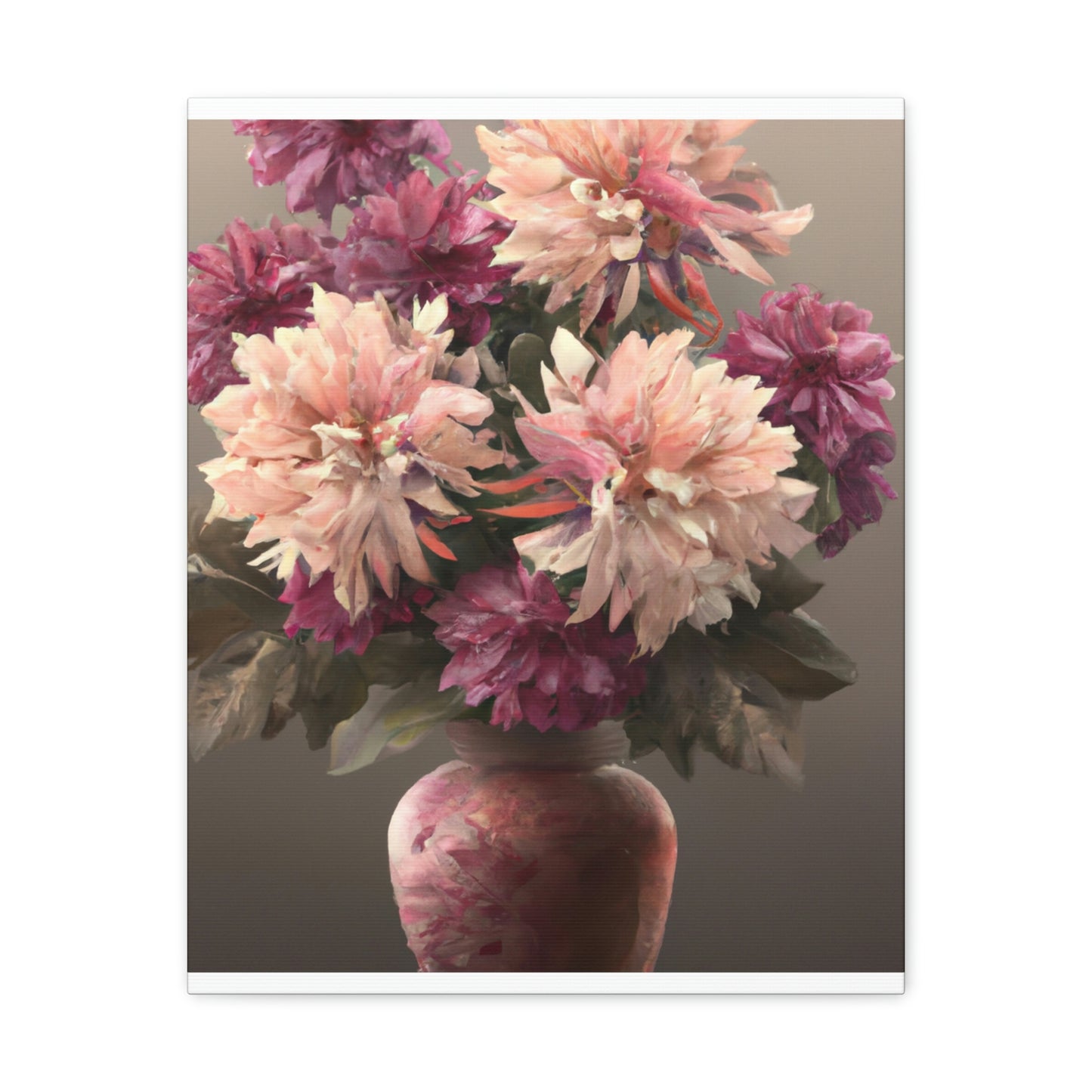 "Floral Finesse Art" - Canvas