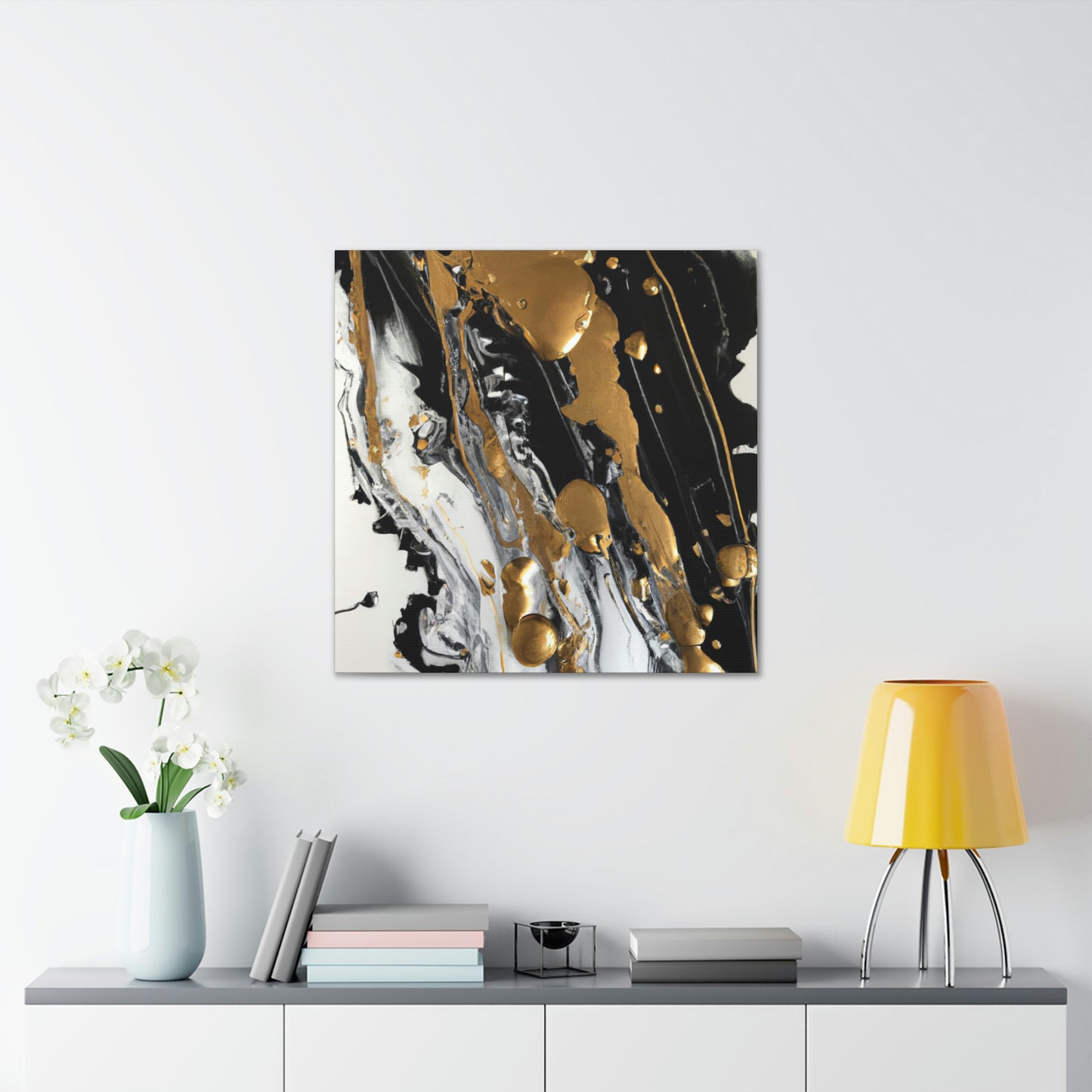 Glittering Noir Luxe - Canvas
