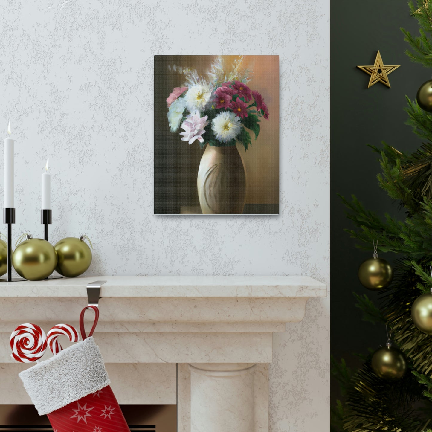 Floral Finesse Art. - Canvas