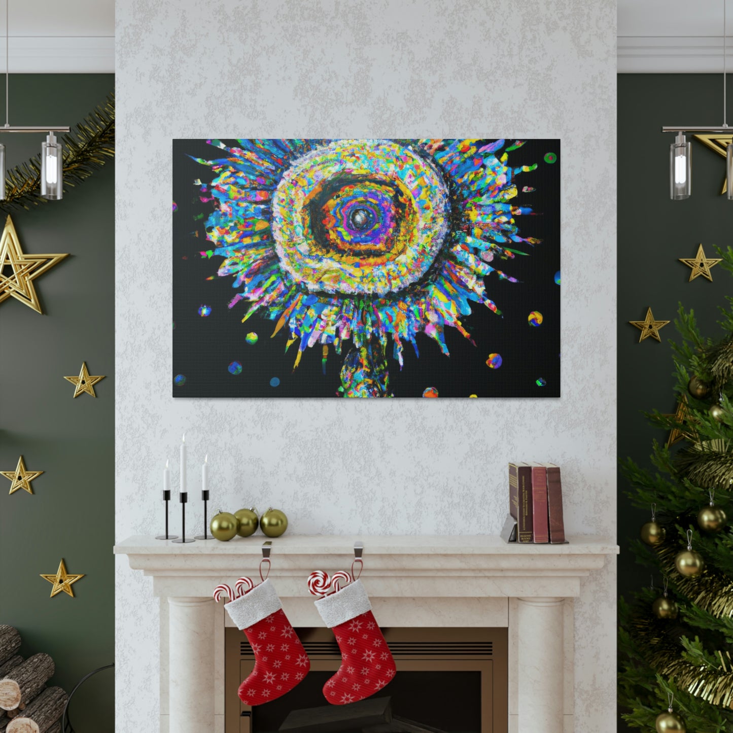 Tri-Bloom Blast - Canvas