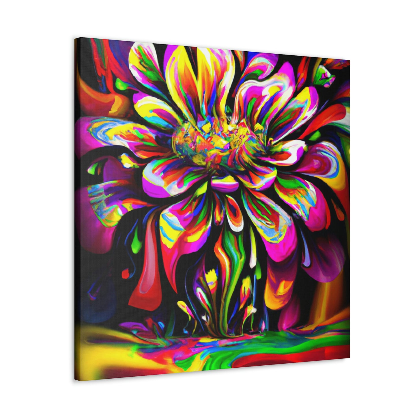 Groovy Bloom. - Canvas